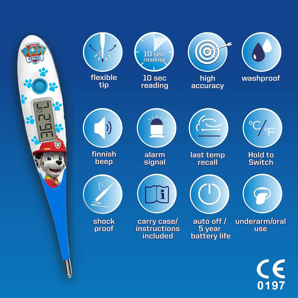 Jellyworks Paw Patrol Digital Thermometer Age- 12 Months & Above