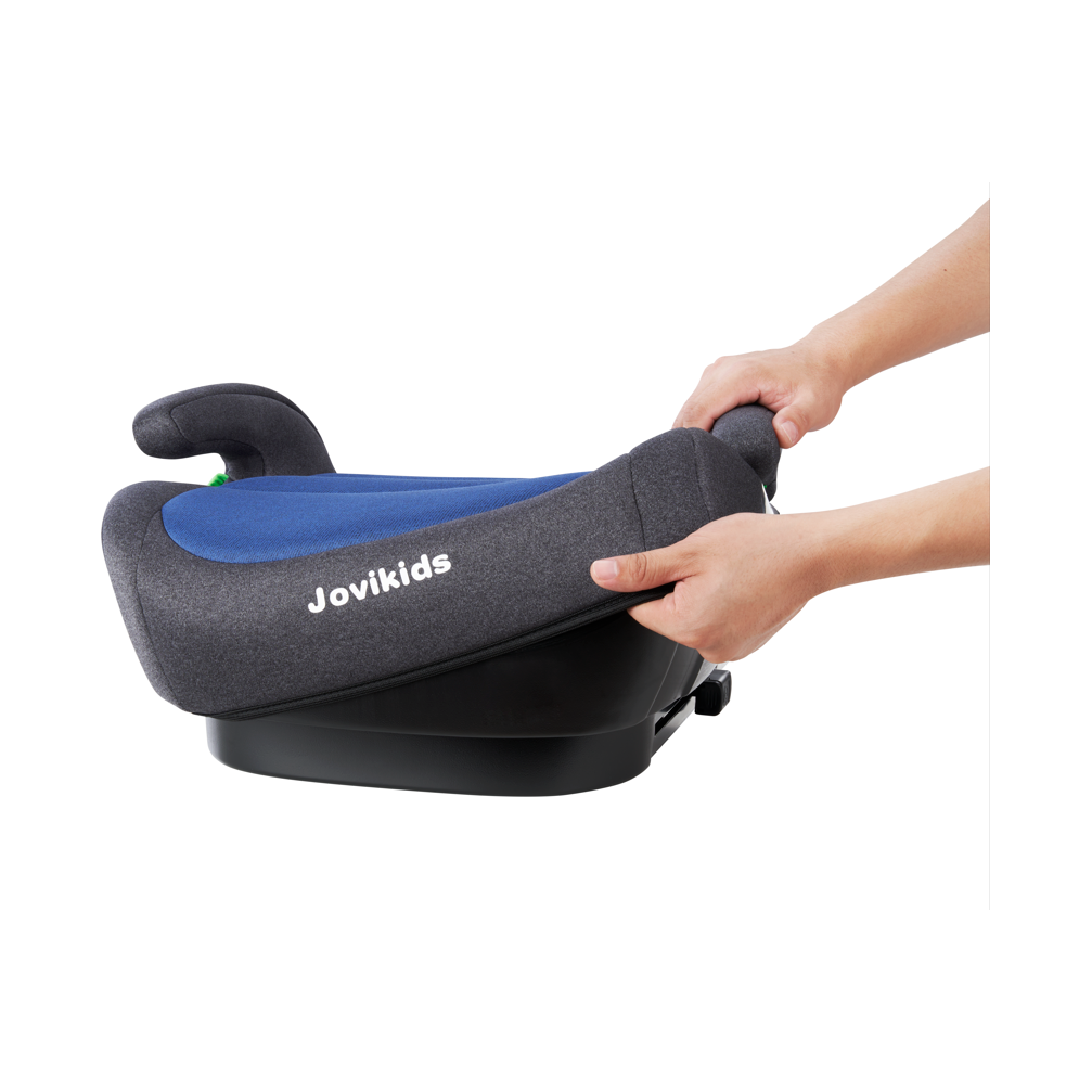 Jovikids I-Size Booster Seat with ISOFIX 125-150 cm Group 3 (WD020) Blue Age- 6 Years to 12 Years
