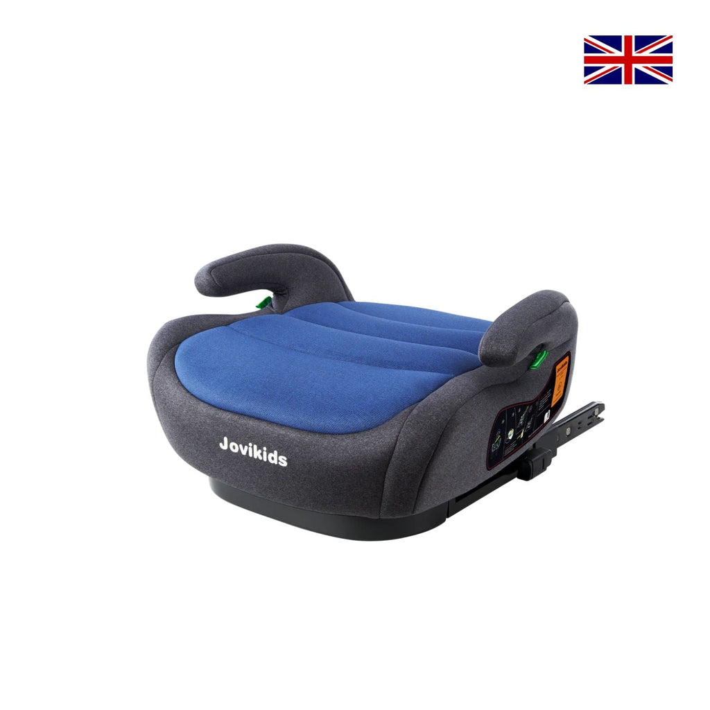 Jovikids I-Size Booster Seat with ISOFIX 125-150 cm Group 3 (WD020) Blue Age- 6 Years to 12 Years