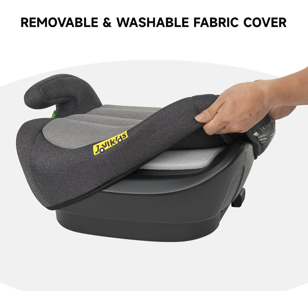 Jovikids I-Size Booster Seat with ISOFIX 125-150 cm Group 3 (WD020) Quiet shade Age- 6 Years to 12 Years