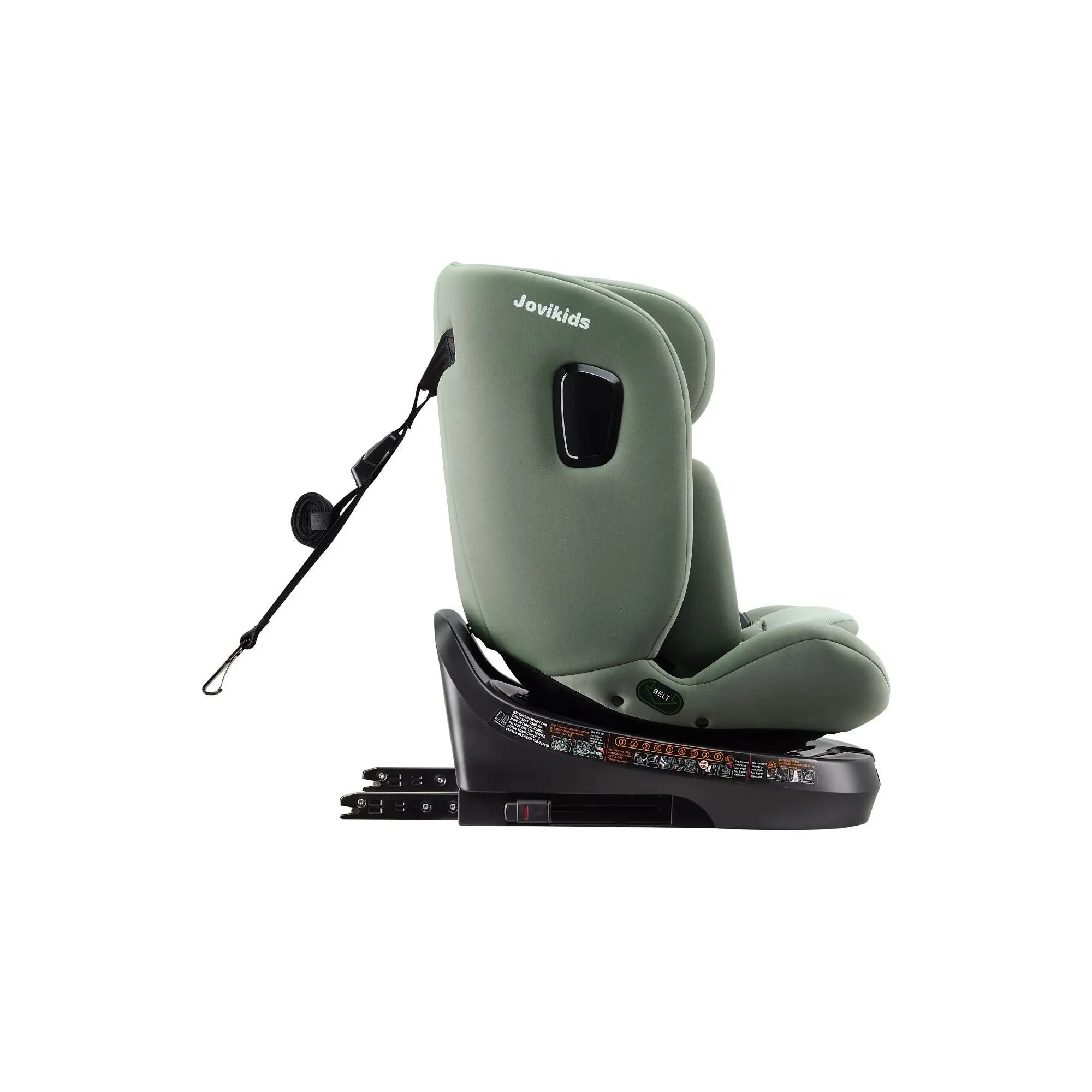 Jovikids ISOFIX Car Seat 360° for 40-150cm Kids Group 0+1/2/3 Green Age- Newborn to 12 Years