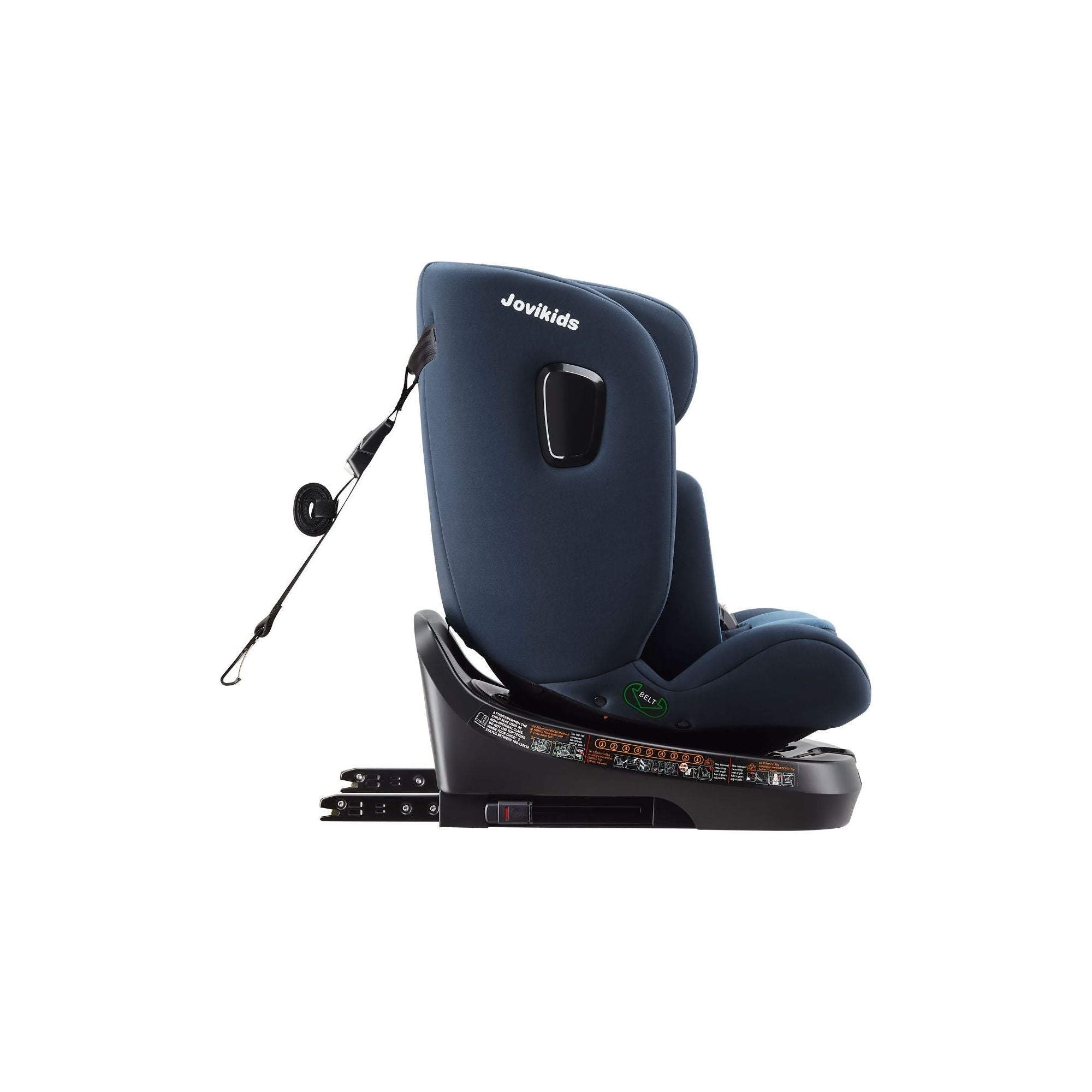 Jovikids ISOFIX Car Seat 360° for 40-150cm Kids Group 0+1/2/3 WDCS001 Blue Age- Newborn to 12 Years