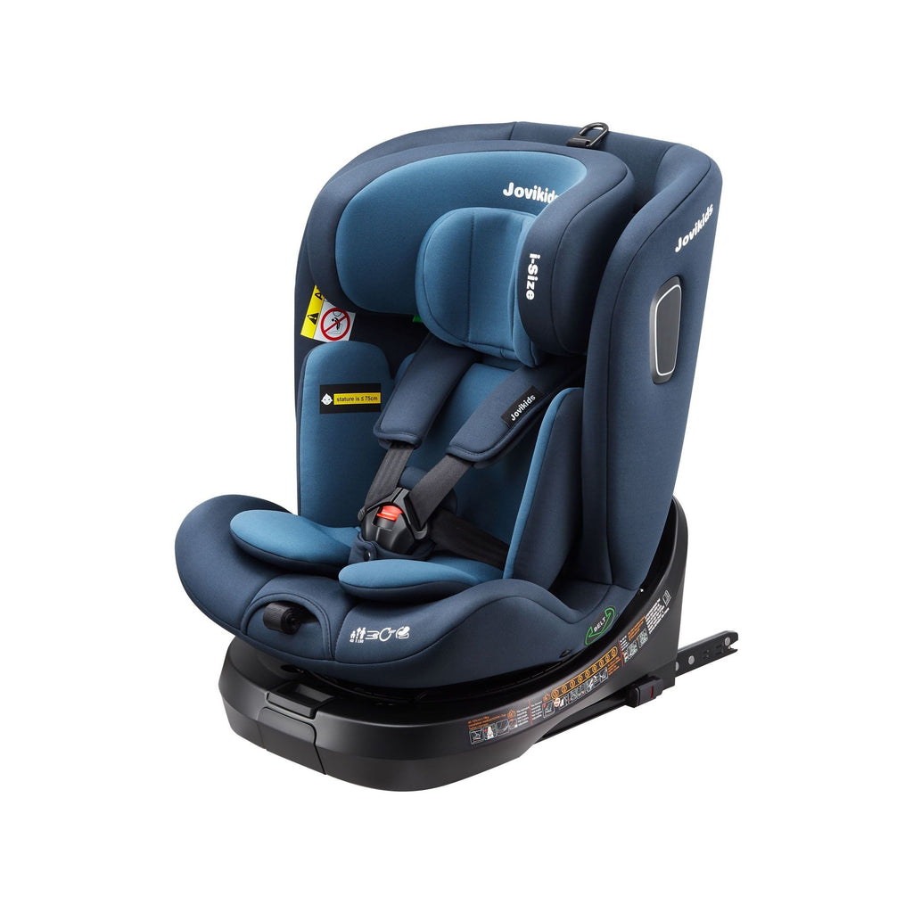 Jovikids ISOFIX Car Seat 360° for 40-150cm Kids Group 0+1/2/3 WDCS001 Blue Age- Newborn to 12 Years