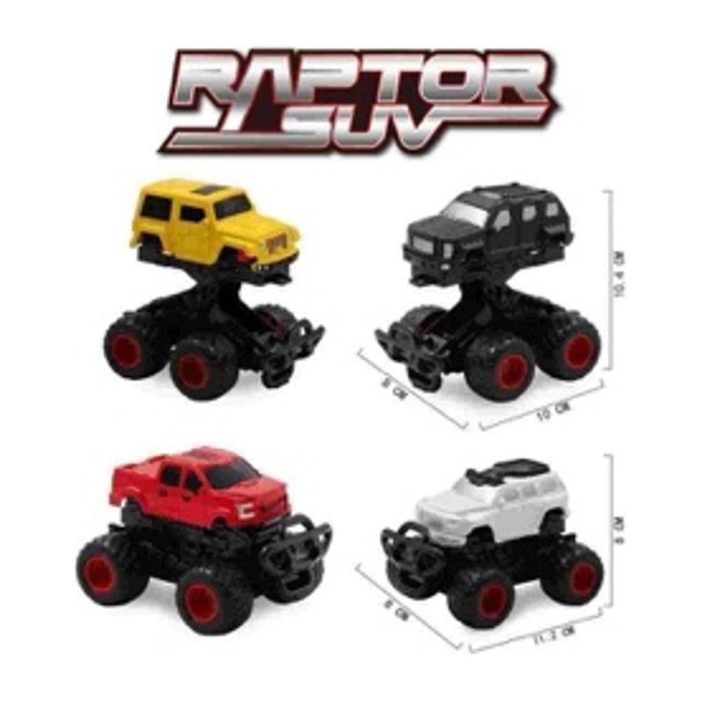KLX  4x4 Friction Raptor SUV Truck Multicolor Assorted Age- 2 Years & Above