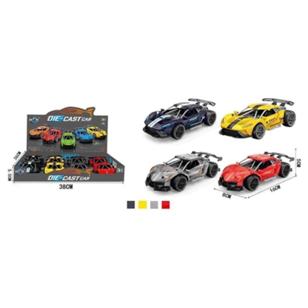 KLX  Diecast Push Racing Car with Sound Multicolor Assorted Age- 2 Years & Above