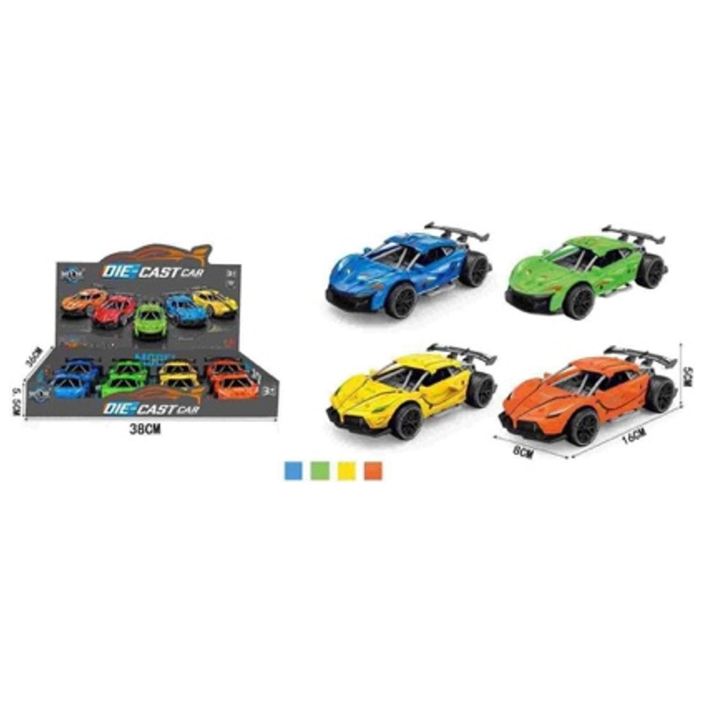 KLX Mini 16 cm Racing Car with Sound Multicolor Assorted Age- 2 Years & Above