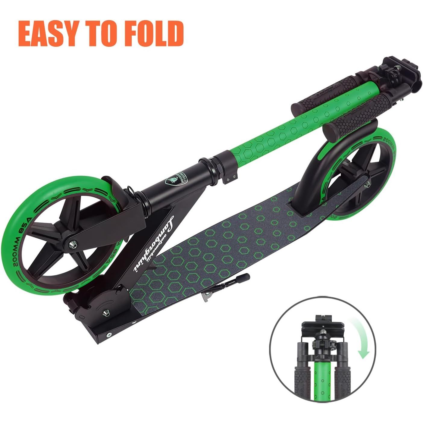 Kick 'n' Roll Lamborghini Big Scooter L6 200 Green 802733 Age- 8 Years & Above