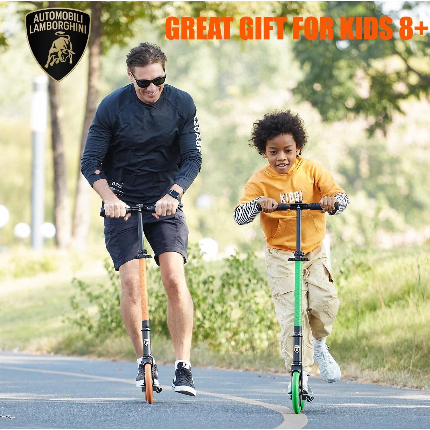 Kick 'n' Roll Lamborghini Big Scooter L6 200 Green 802733 Age- 8 Years & Above