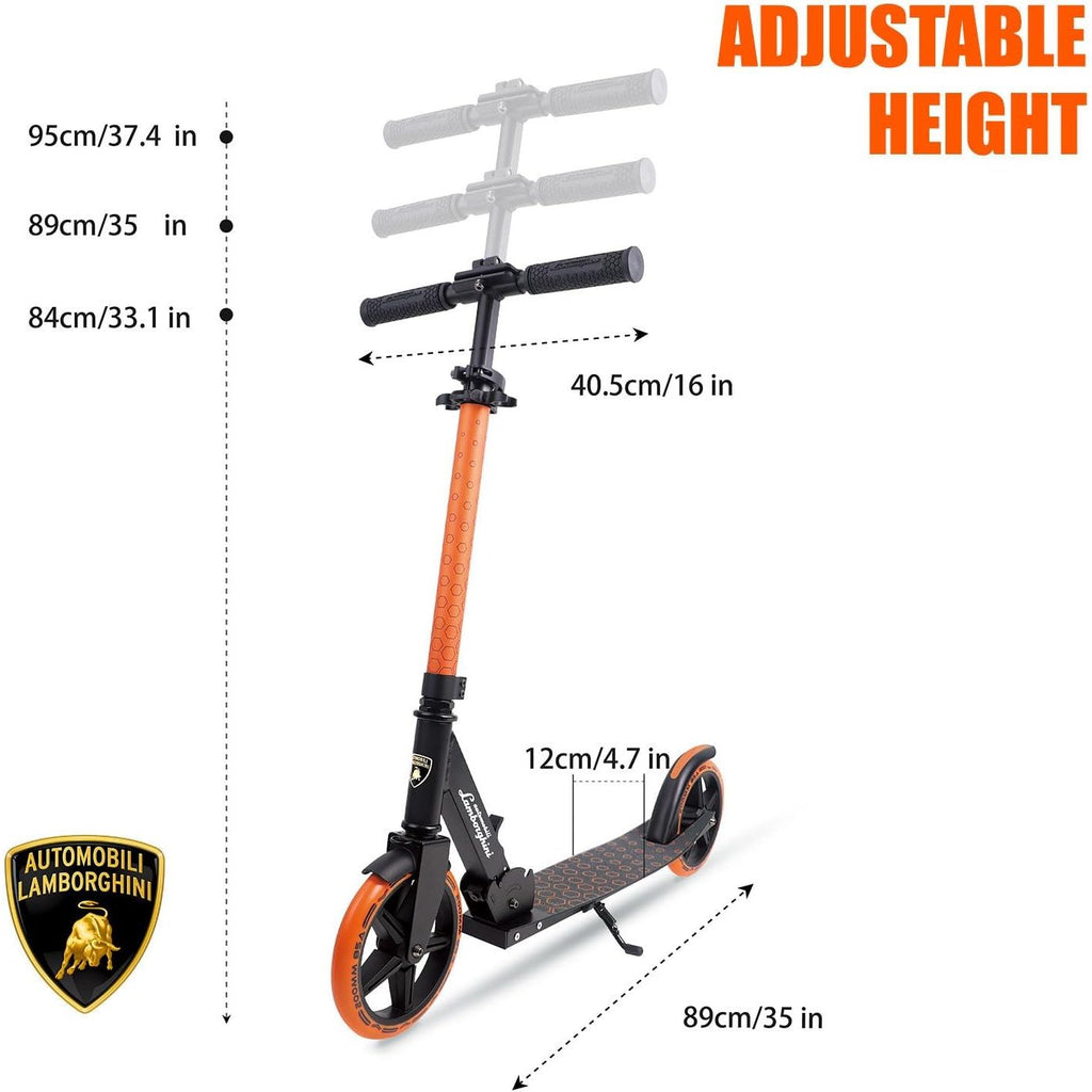 Kick 'n' Roll Lamborghini Big Scooter L6 200 Orange 802503 Age- 8 Years & Above