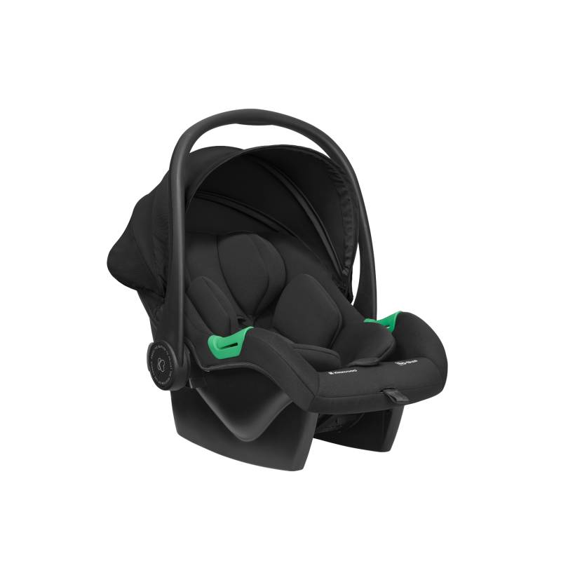 KikkaBoo Jean 3-in-1 Stroller Travel System with Carrycot & Car Seat Black Denim Age- Newborn & Above (Holds upto 22 Kg)