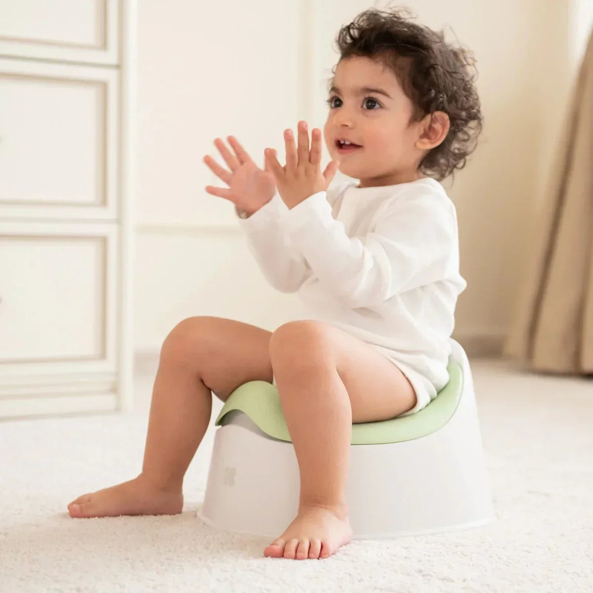 Kikkaboo 2-In-1 Nimo Potty Training Seat Sage Age- 12 Months to 36 Months