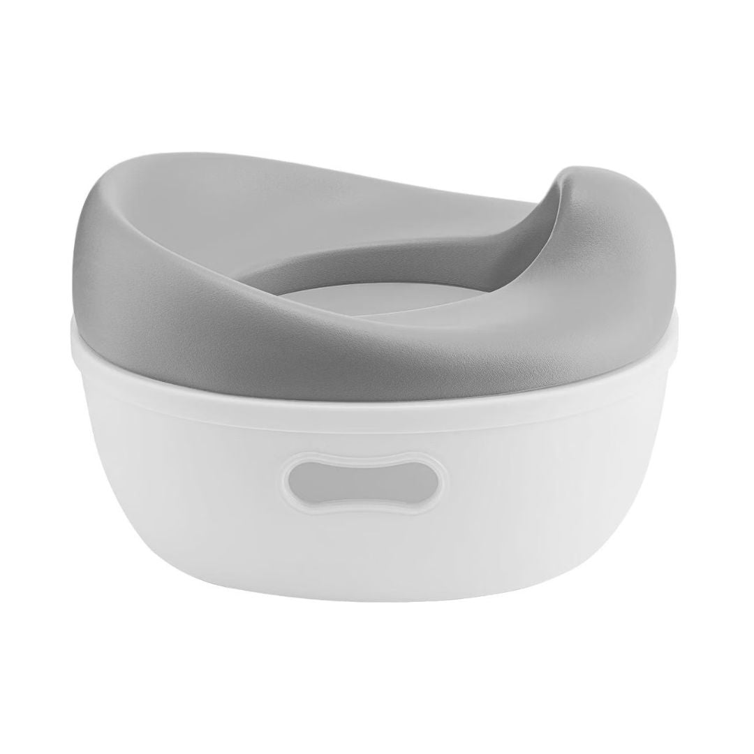 Kikkaboo 2-In-1 Trio Potty Training Seat Grey Age- 18 Months & Above