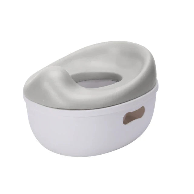 Kikkaboo 3-In-1 Trio Potty Training Seat Grey Age- 18 Months & Above