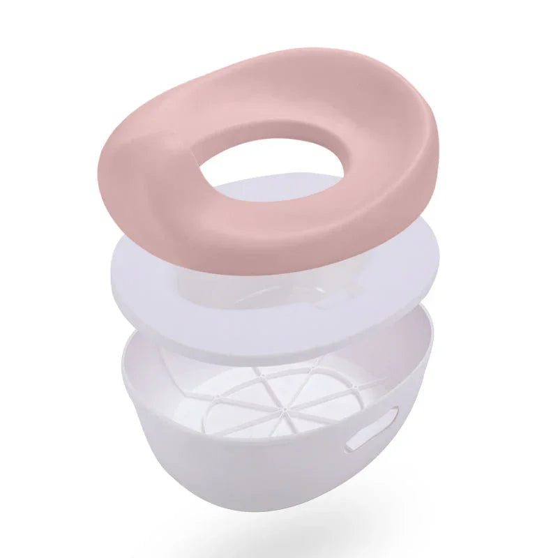 Kikkaboo 3-In-1 Trio Potty Training Seat Pink Age- 18 Months & Above