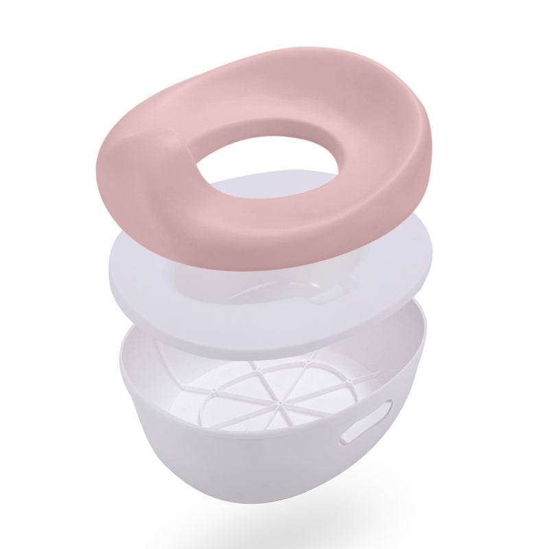 Kikkaboo 3-In-1 Trio Potty Training Seat Pink Age- 18 Months & Above