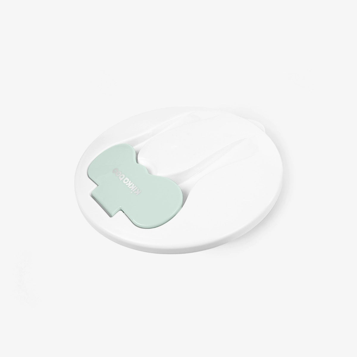 Kikkaboo 4-in-1 Snack Bowl with Fork & Spoon  Mint Age- 6 Months & Above