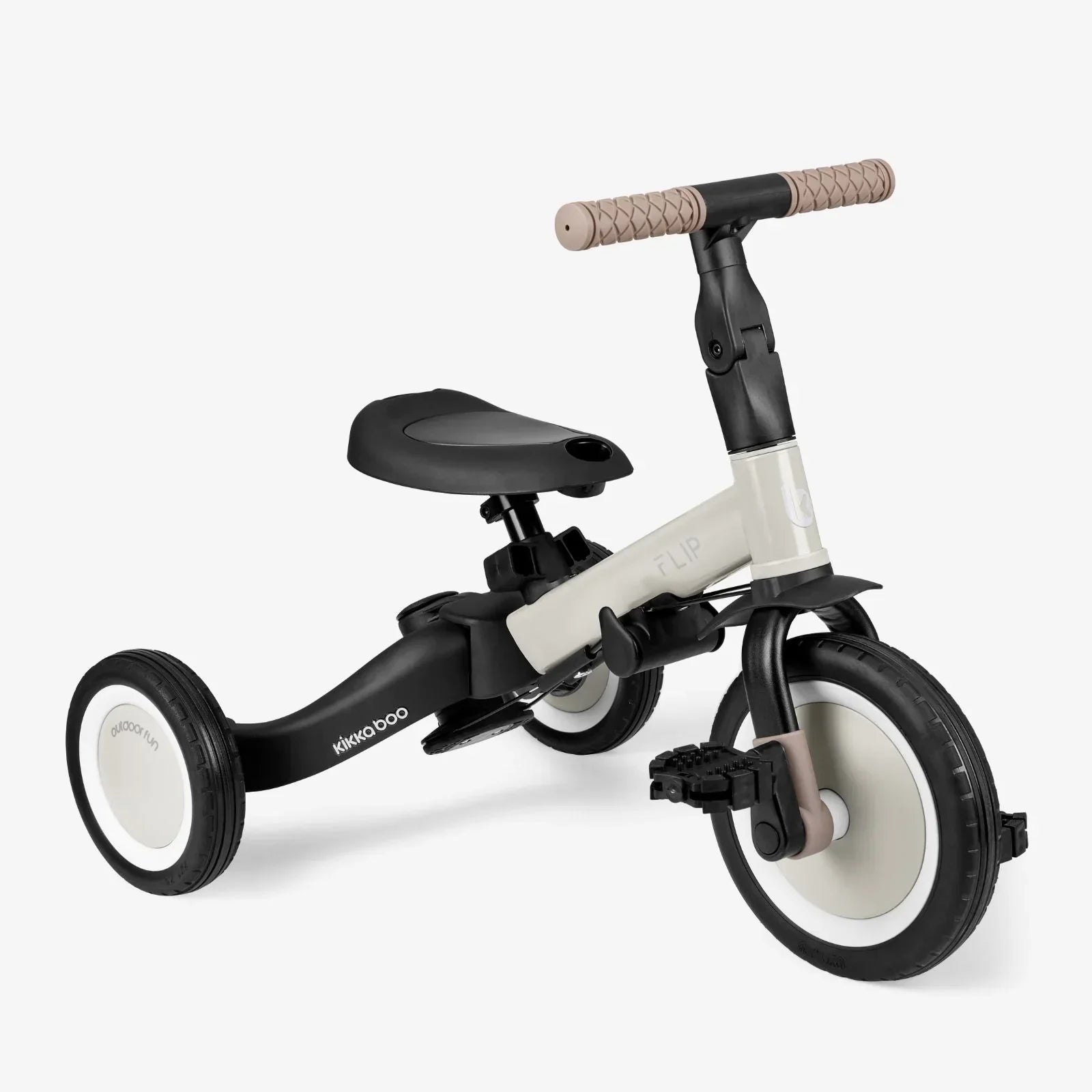Kikkaboo 5-in-1 Flip Kids Tricycle Beige Age- 12 Months to 5 Years