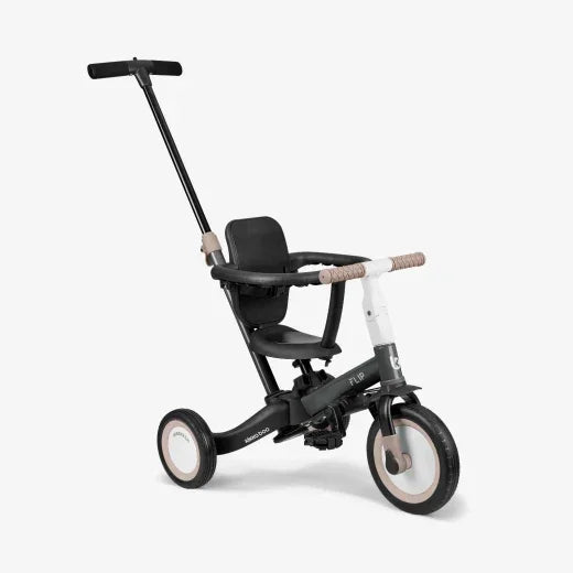 Kikkaboo 5-in-1 Flip Kids Tricycle Black Age- 12 Months to 5 Years