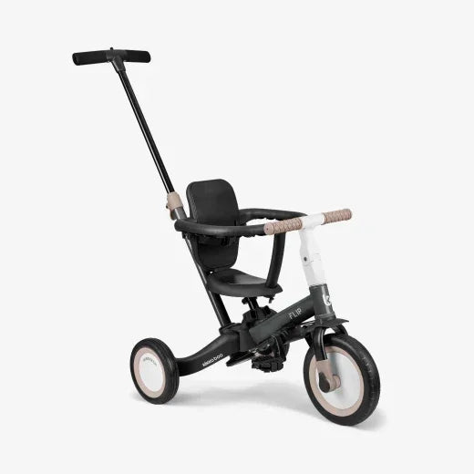 Kikkaboo 5-in-1 Flip Kids Tricycle Black Age- 12 Months to 5 Years