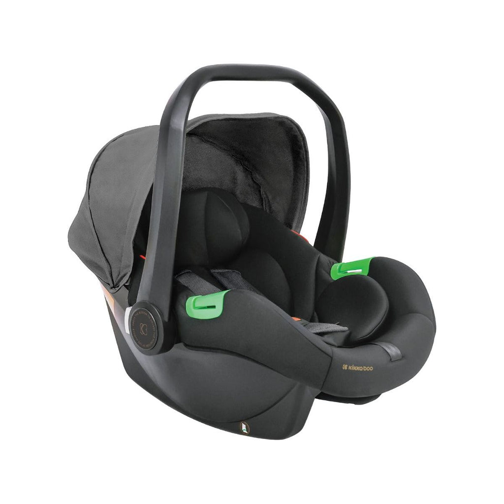 Kikkaboo Amaia 3-In-1 Travel System Stoller with Transferable Seat 2024 Dark Grey Age-Newborn & Above (Holds upto 22 Kg)