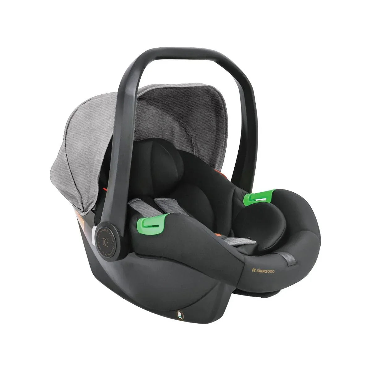 Kikkaboo Amaia 3-In-1 Travel System Stroller with Transferable Seat 2024 Light Grey Age-Newborn & Above (Holds upto 22 Kg)