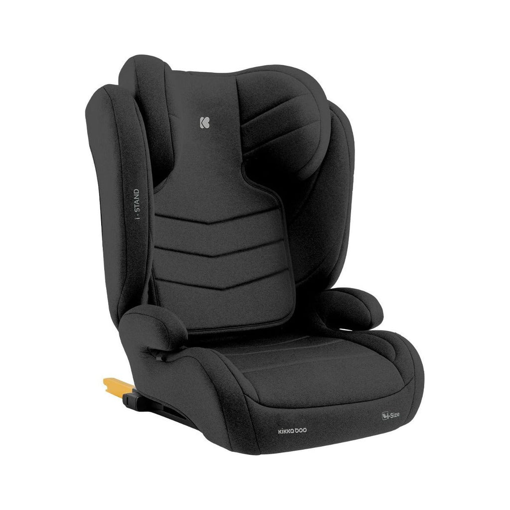 Kikkaboo Booster Car Seat I-Stand i-Size with Isofix 100-150 Cm Black Age- 12 Months & Above (15-36 Kg)