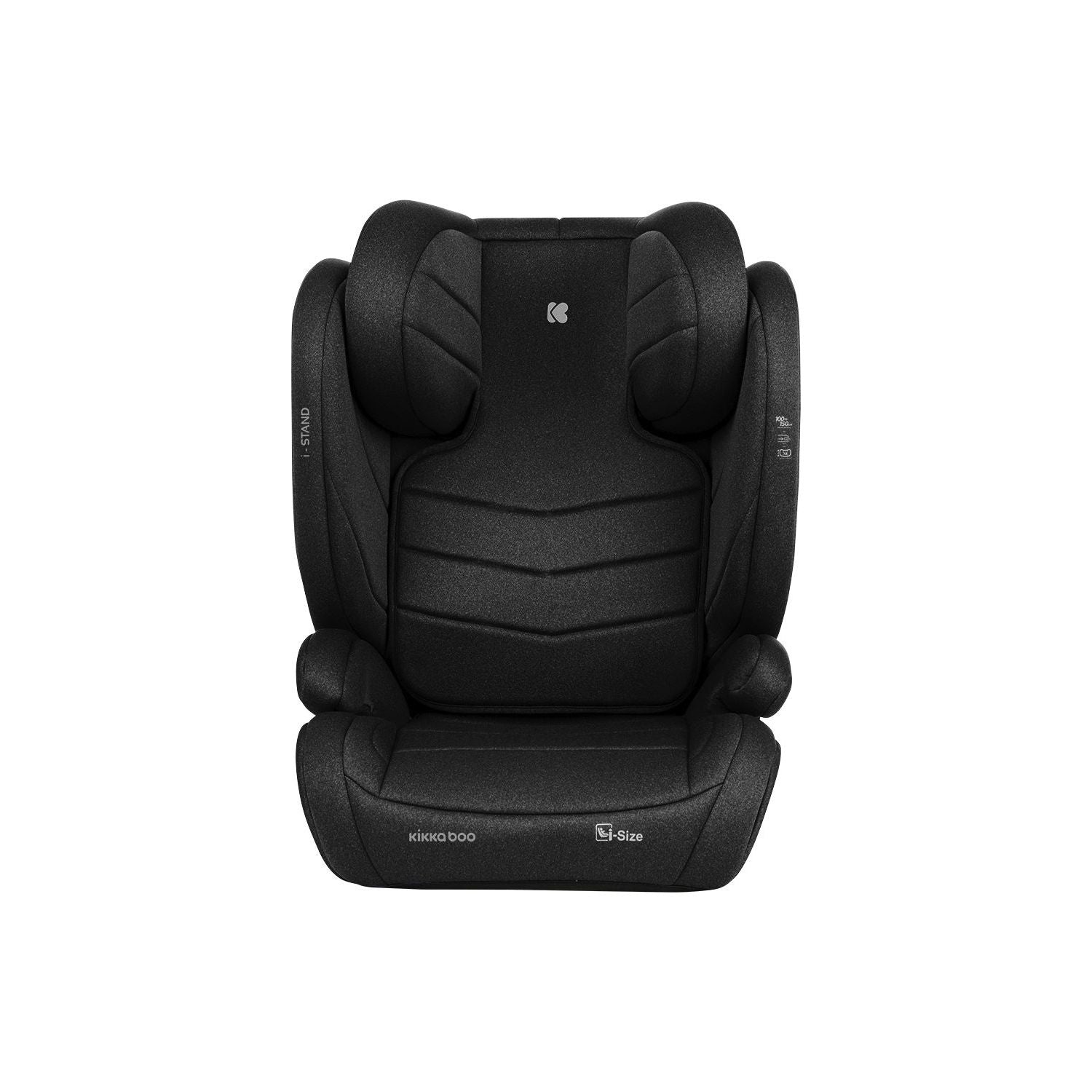Kikkaboo Booster Car Seat I-Stand i-Size with Isofix 100-150 Cm Black Age- 12 Months & Above (15-36 Kg)