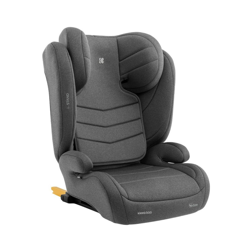 Kikkaboo Booster Car Seat I-Stand i-Size with Isofix 100-150 Cm Dark Grey Age- 12 Months & Above (15-36 Kg)
