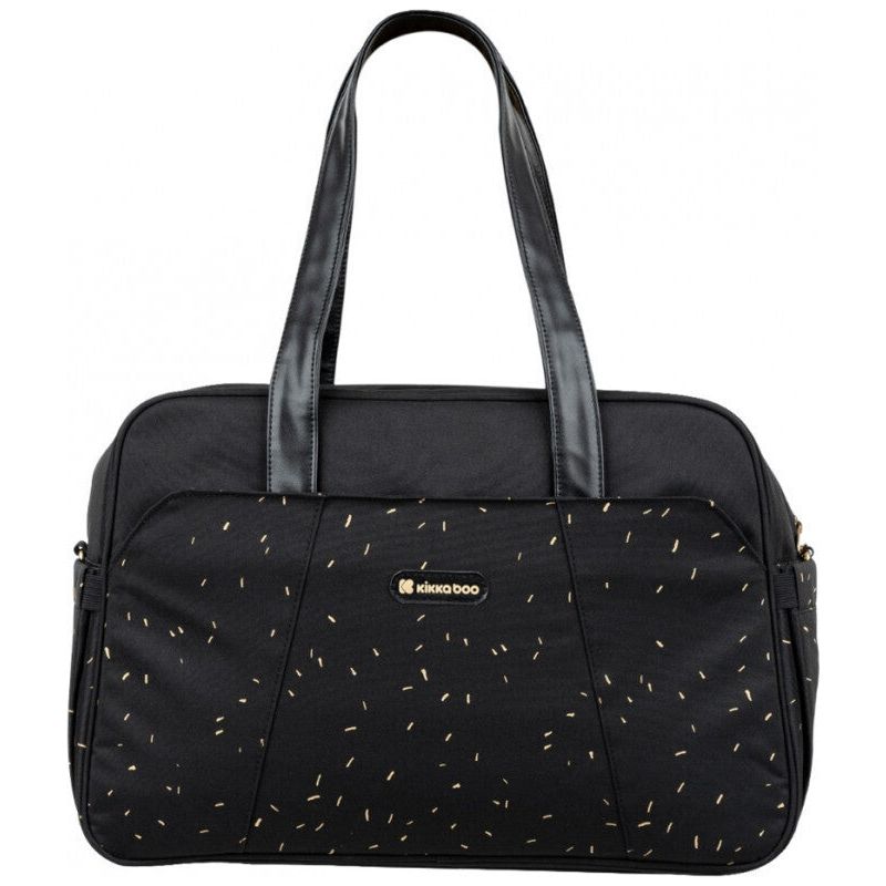 Kikkaboo Chelsea Mama Diaper & Travel Shoulder/Hand Bag Confetti Black