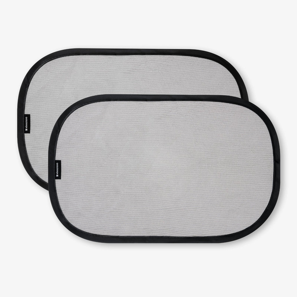 Kikkaboo Cling Car Sunshades Pack of 2 Black Age- Newborn & Above