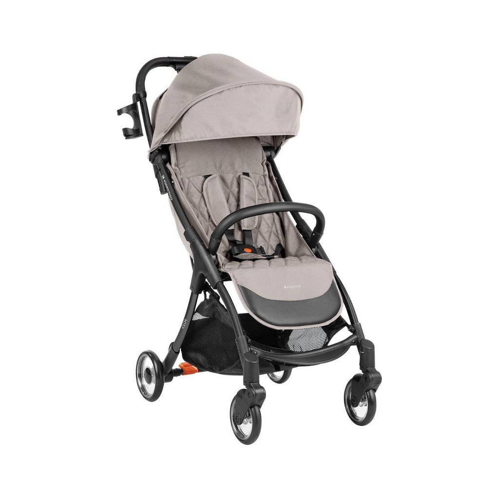 Kikkaboo Cloe Autofolding Pushchair Beige Age-6 Months & Above (Holds upto 22 Kg)