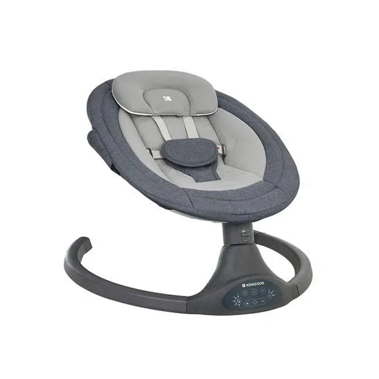 Kikkaboo Codie 2-in-1 Electrical Side-To-Side Baby Swing Dark Grey Age-Newborn upto 6 Months (Holds upto 9 Kg)