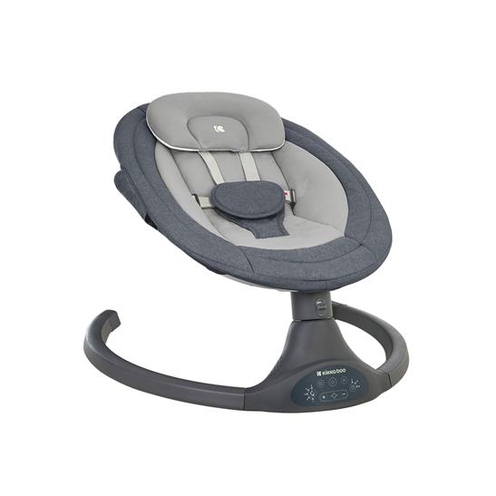 Kikkaboo Codie 2-in-1 Electrical Side-To-Side Baby Swing Dark Grey Age-Newborn upto 6 Months (Holds upto 9 Kg)