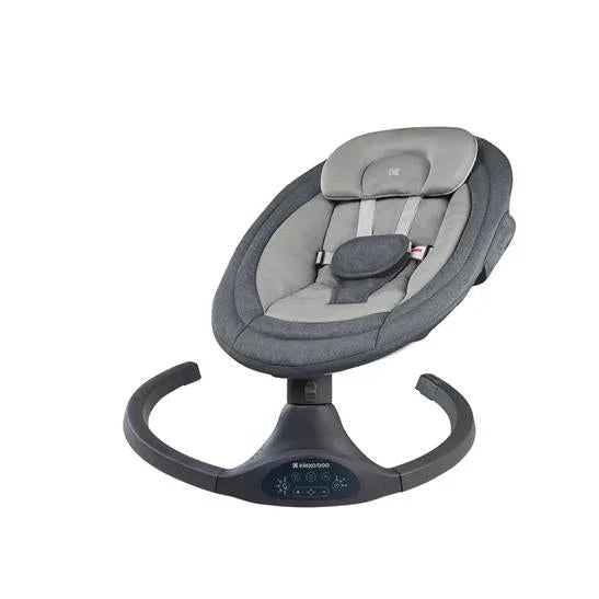Kikkaboo Codie 2-in-1 Electrical Side-To-Side Baby Swing Dark Grey Age-Newborn upto 6 Months (Holds upto 9 Kg)