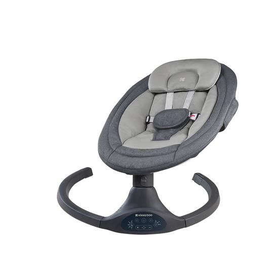 Kikkaboo Codie 2-in-1 Electrical Side-To-Side Baby Swing Dark Grey Age-Newborn upto 6 Months (Holds upto 9 Kg)