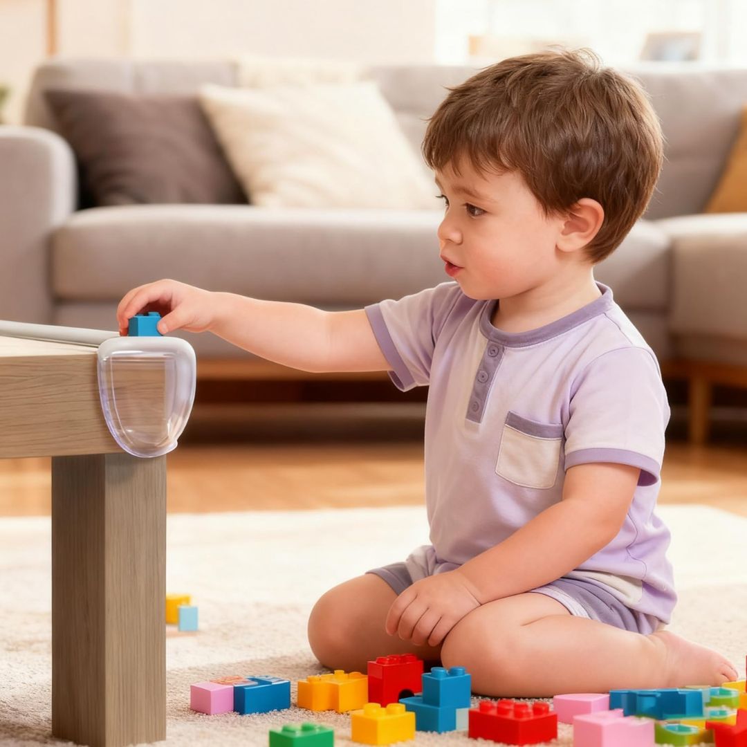 Kikkaboo Corner Guards L-Shape 4Pcs Age- 6 Months & Above