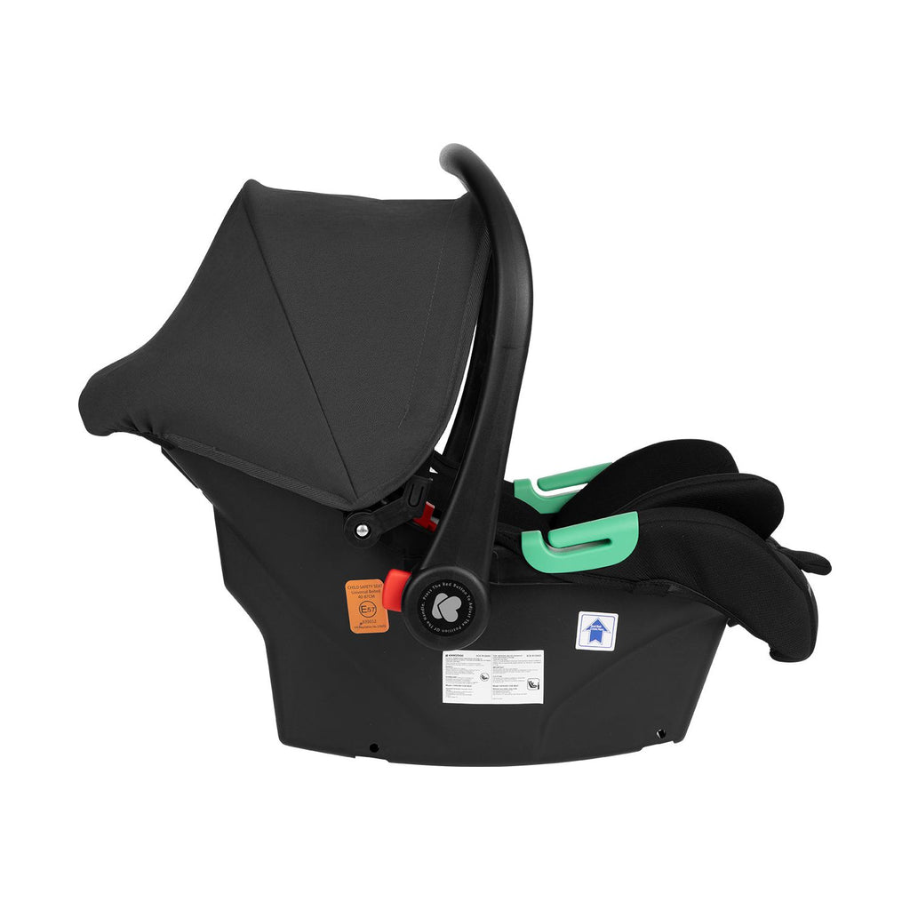 Kikkaboo Darling 3-In-1 Travel System Stroller with Transferable Seat 2024 Black Age-Newborn & Above (Holds upto 22 Kg)