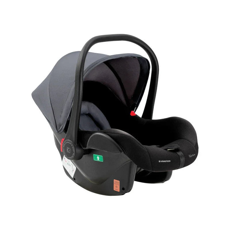 Kikkaboo Darling 3-In-1 Travel System Stroller with Transferable Seat 2024 Dark Grey Age-Newborn & Above (Holds upto 22 Kg)