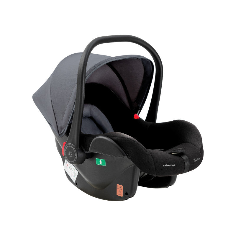Kikkaboo Darling 3-In-1 Travel System Stroller with Transferable Seat 2024 Dark Grey Age-Newborn & Above (Holds upto 22 Kg)
