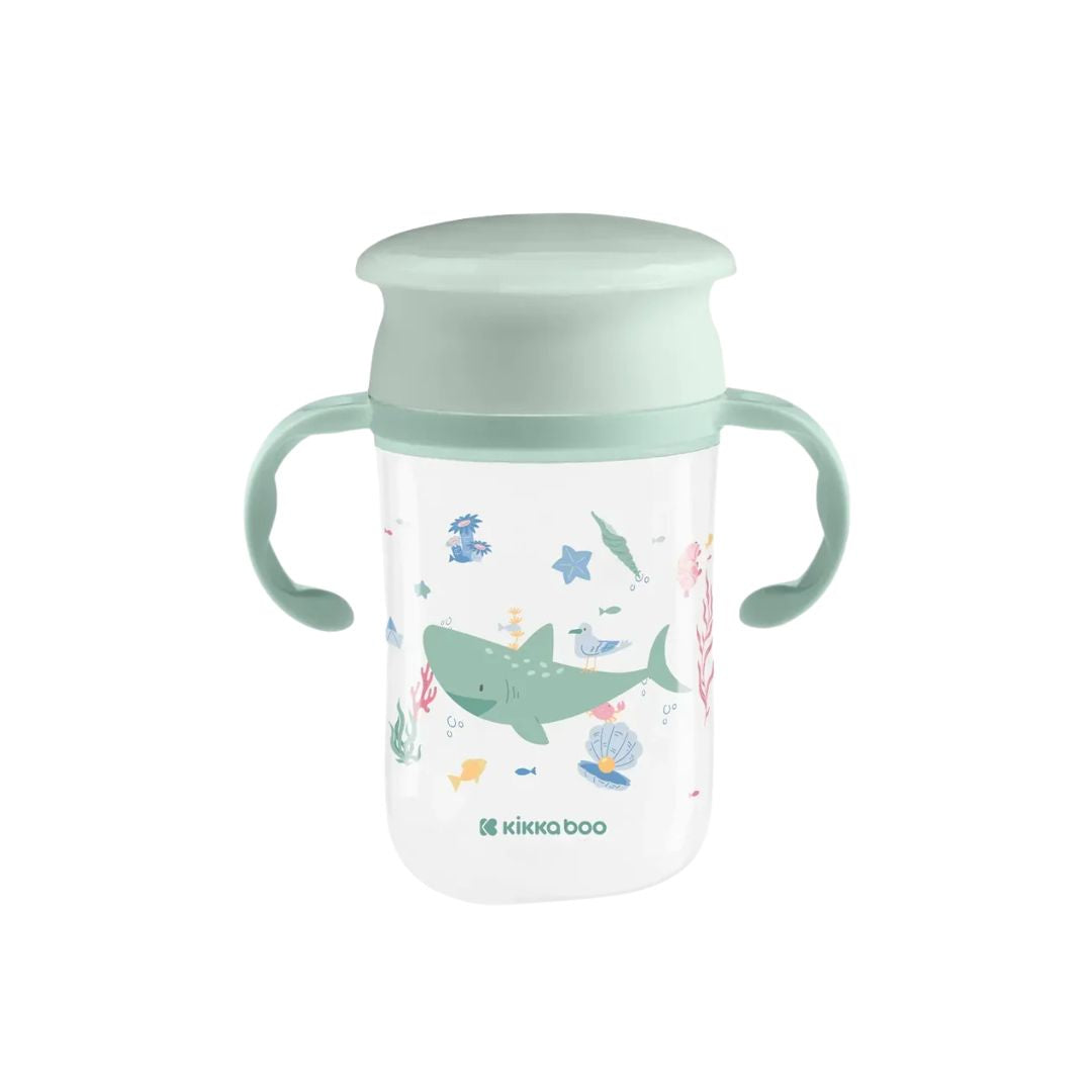 Kikkaboo Deep Sea 360Ã‚Â° Drinking Sipper Cup 300ml Mint Age- 12 Months & Above