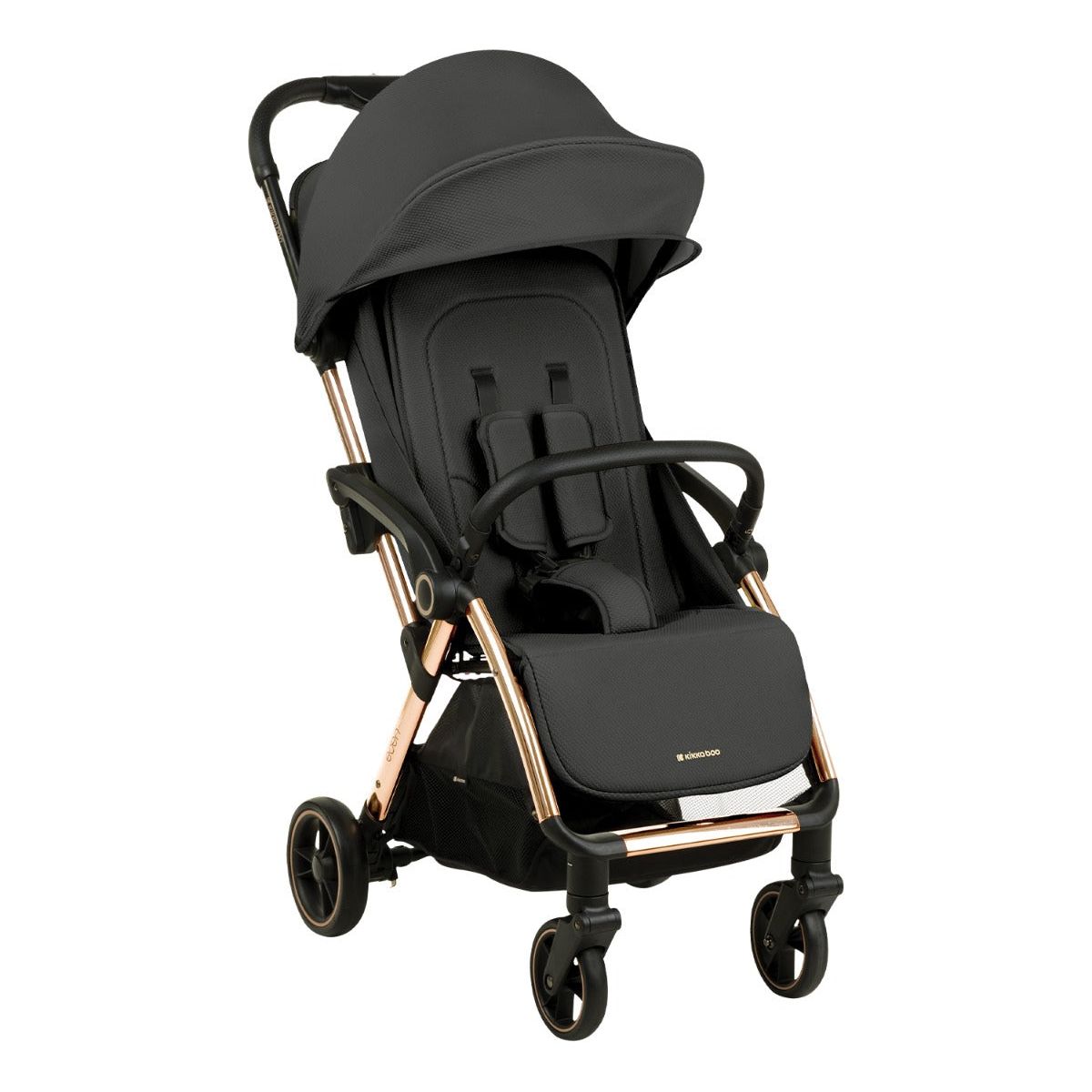 Kikkaboo Eden Autofolding Pushchair Black Age-Newborn Above