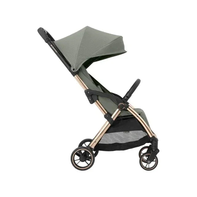 Kikkaboo Eden Autofolding Pushchair Stroller Army Green Age-Newborn & Above (Holds upto 22 Kg) 