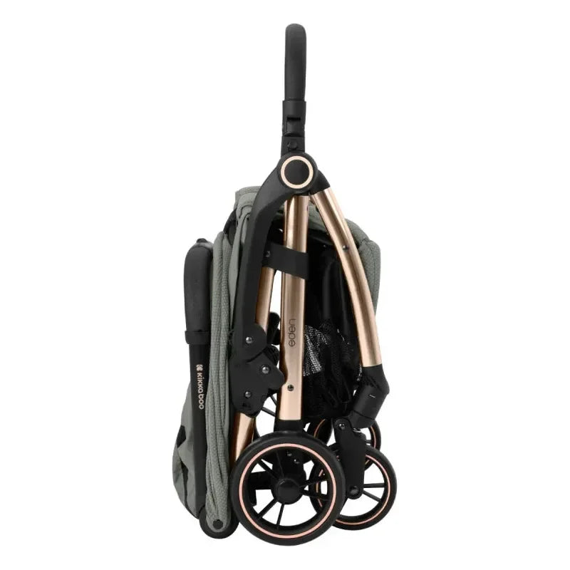Kikkaboo Eden Autofolding Pushchair Stroller Army Green Age-Newborn & Above (Holds upto 22 Kg) 