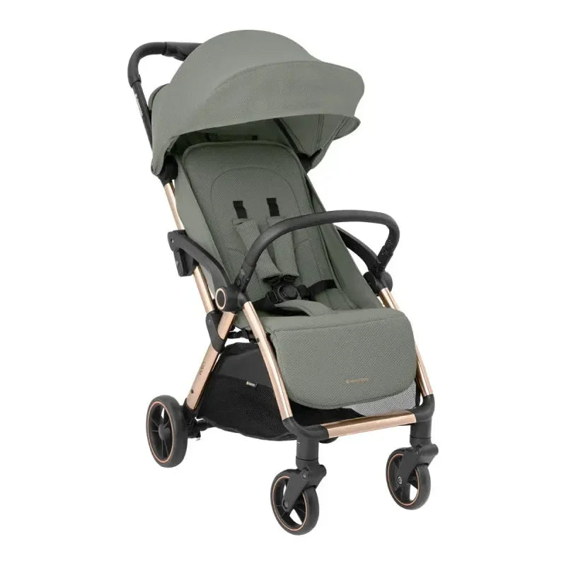 Kikkaboo Eden Autofolding Pushchair Stroller Army Green Age-Newborn & Above (Holds upto 22 Kg) 