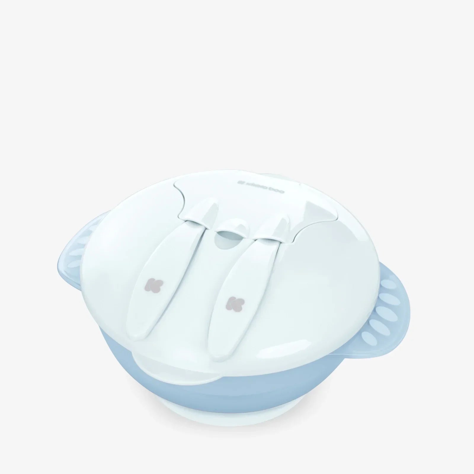 Kikkaboo Feed-me-up 4in1 Bowl with 500 ML Capacity  Blue Age- 6 Months & Above