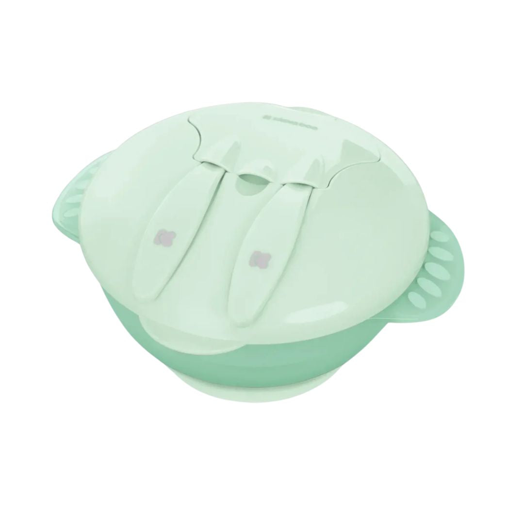 Kikkaboo Feed-me-up 4in1 Bowl with 500 ML Capacity Mint Age- 6 Months & Above