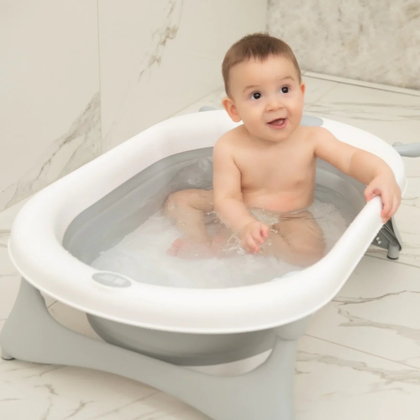 Kikkaboo Foldy Foldable Bathtub Mint Age- 12 Months & Above