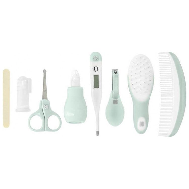 Kikkaboo Grooming Set 8Pcs Mint Age- Newborn & Above