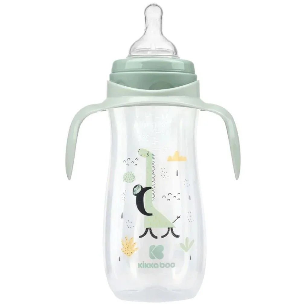 Kikkaboo Jingle Jungle Baby Feeding Bottle 400 Ml Mint Age- 6 Months & Above