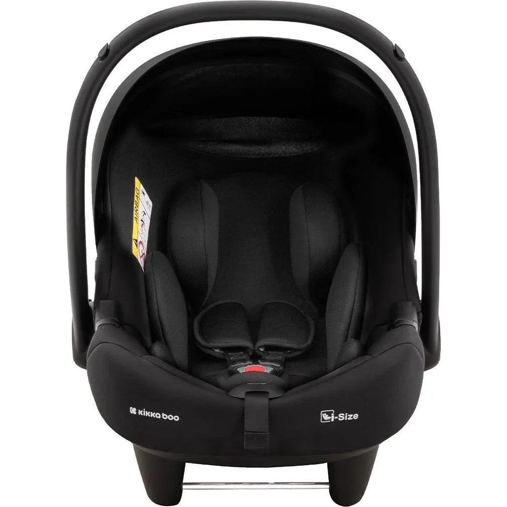Kikkaboo Kara I-Prime I-Size Carseat Carrier (40-87 Cm) Group 0+ Black Age- Newborn & Above
